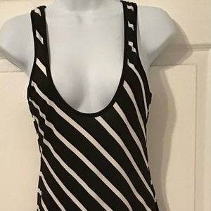 Black and White Stripe Dress